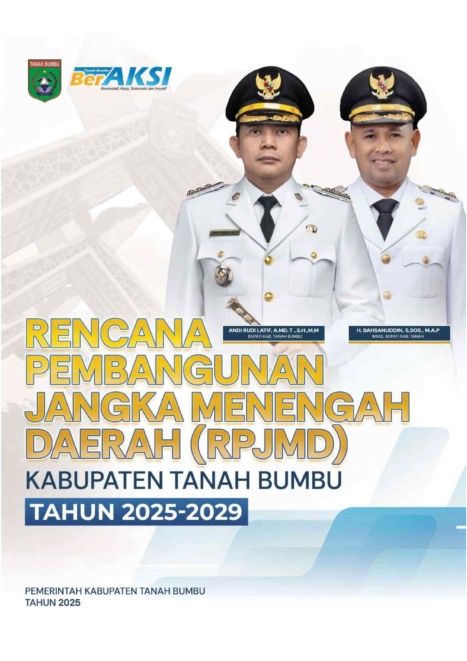 Rencana Pembangunan Jangka Menengah Daerah (RPJMD) Kabupaten Tanah Bumbu Tahun 2025-2029